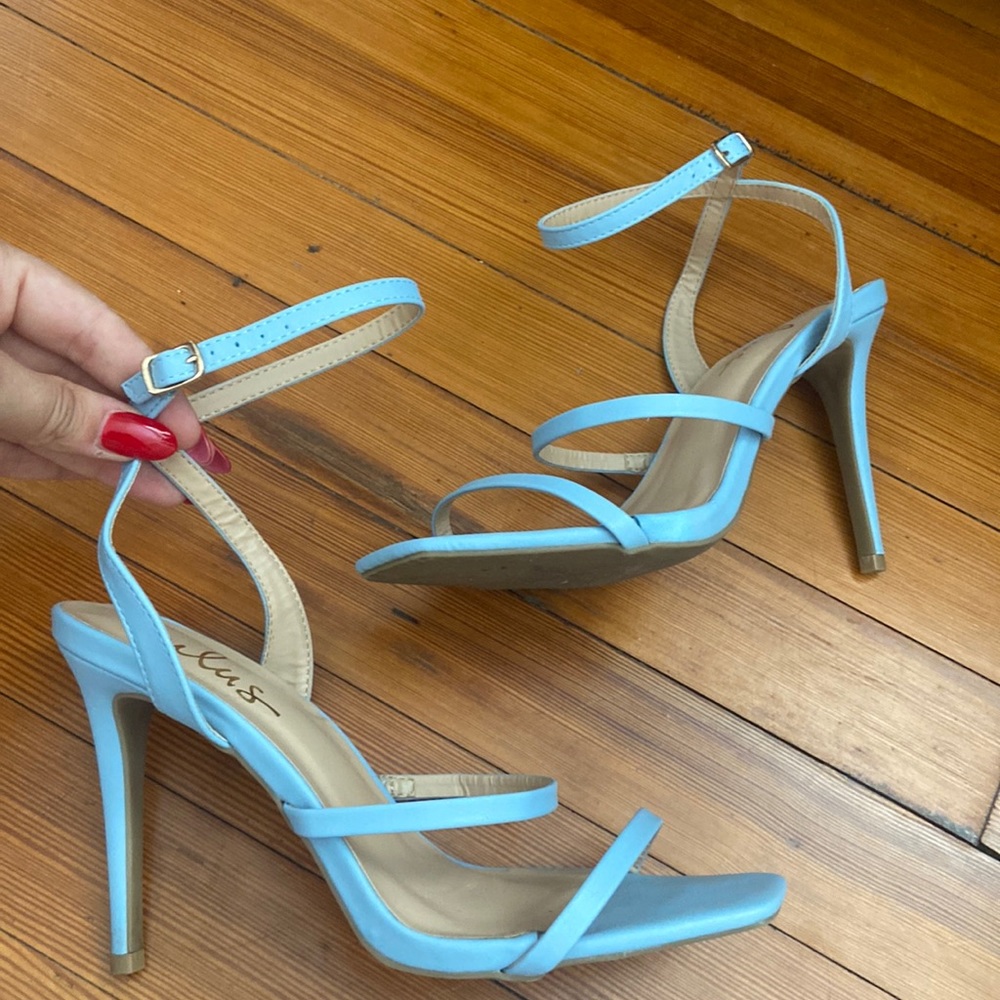 Light blue heels